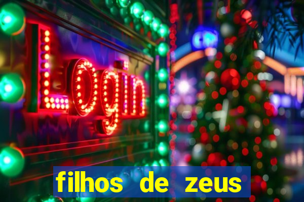 filhos de zeus mitologia grega